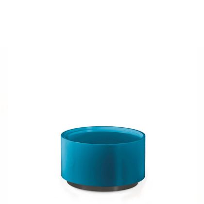 DEDALO ROUND NIGHTSTAND STACKABLE  - HG PETROL BLUE MIRTO/TITANIUM