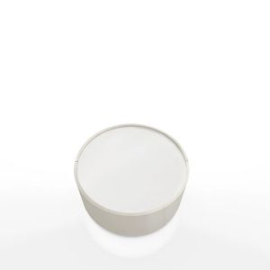 DEDALO ROUND NIGHTSTAND STACKABLE - WHITE HIGH GLOSS