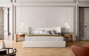 PALU' 1 RT DRWR NIGHTSTAND - NATURAL ASH/ORANGE HERMES HARD LEATHER
