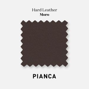 PALU' RT 1 DRWR NIGHTSTAND - WALNUT/DARK BROWN MORO HARD LEATHER