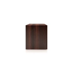 PEOPLE 2 DRWRS NIGHTSTAND  BURNT OAK