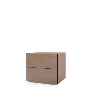 PEOPLE 2 DRWRS NIGHTSTAND- OAK LAGUNA
