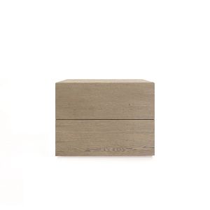 PEOPLE 2 DRWRS NIGHTSTAND- OAK LAGUNA