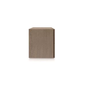 PEOPLE 2 DRWRS NIGHTSTAND- OAK LAGUNA