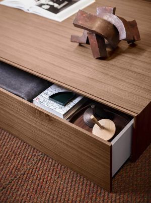 PEOPLE 3 DRWRS DRESSER - BEIGE SETA MATT LACQUER