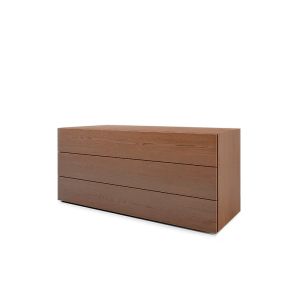 PEOPLE 3 DRWRS DRESSER  - WALNUT