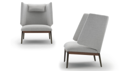 Hug armchair - High version by Arflex