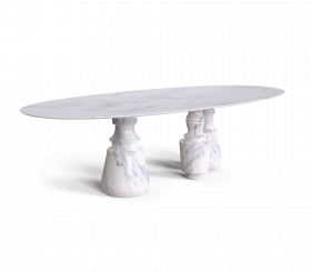 PIETRA OVAL XL ESTREMOZ DINING TABLE