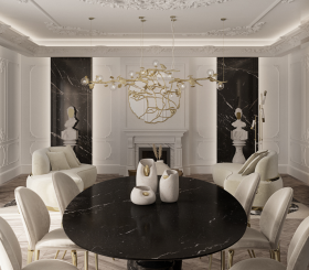 PIETRA OVAL XL ESTREMOZ DINING TABLE