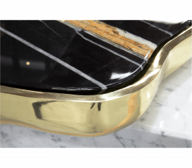 NAVARRA BLACK WHITE CENTER TABLE