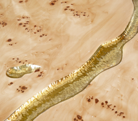  EMPIRE POPLAR ROOT CENTER TABLE