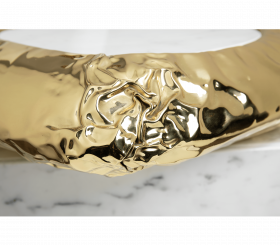 STONEHENGE CARRARA SIDE TABLE