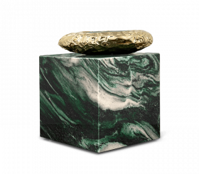 STONEHENGE LAPONIA GREEN SIDE TABLE