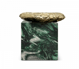 STONEHENGE LAPONIA GREEN SIDE TABLE