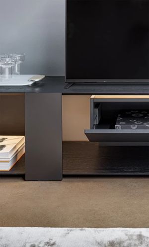 Paddle TV stand, Paddle TV stand light by Bonaldo