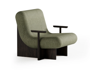KIVO lounge chair / Ebony oak