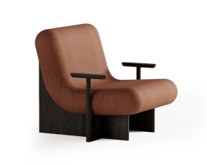 KIVO lounge chair / Ebony oak