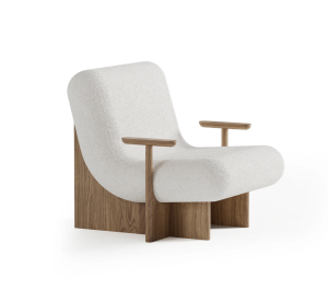 KIVO lounge chair / natural oak