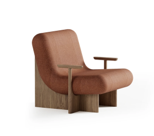 KIVO lounge chair / natural oak