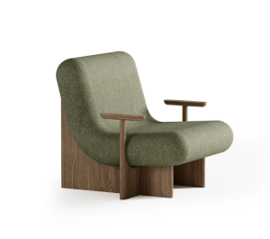 KIVO lounge chair / natural oak