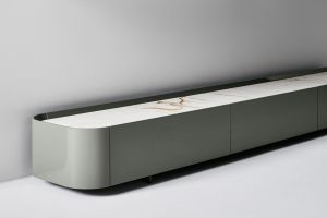 Arragan TV stand and shelf by Bonaldo