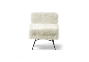 Elettra armchair - Version with fur by Arflex