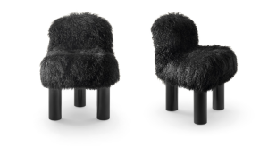 Botolo - High version in fur by Arflex